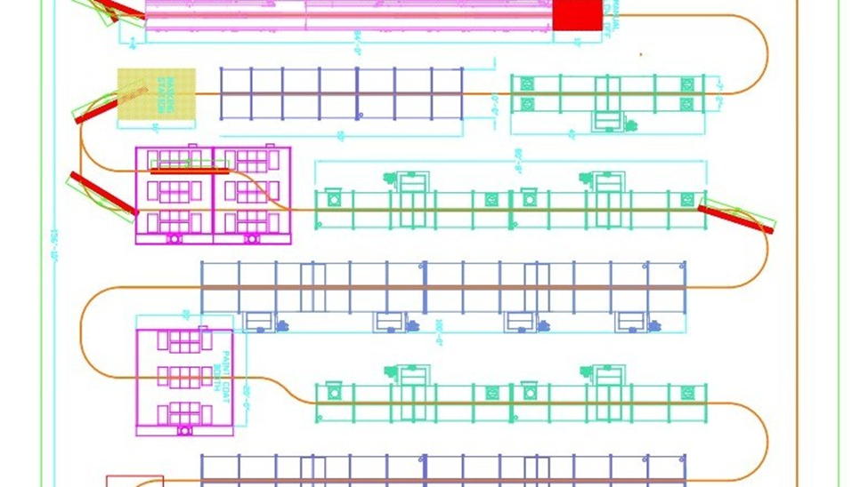 powder coating line with surface preparation including shot blasting and washing improving adhesion and reducing rework in industrial finishing