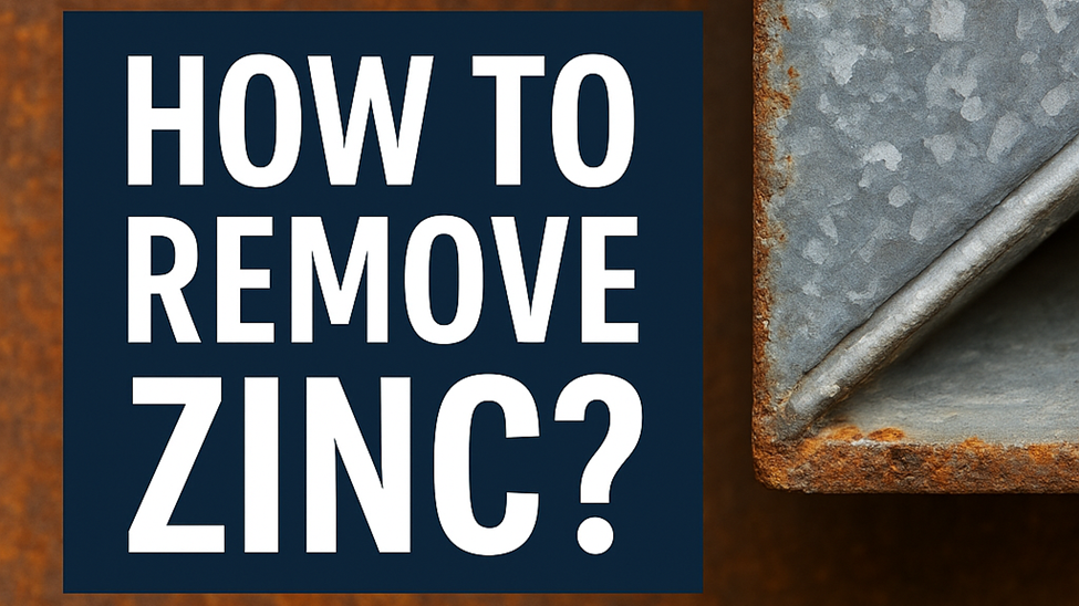 How to Remove Zinc from Steel: Why Washing Fails (and What Actually Works). Most Shops Get It Wrong