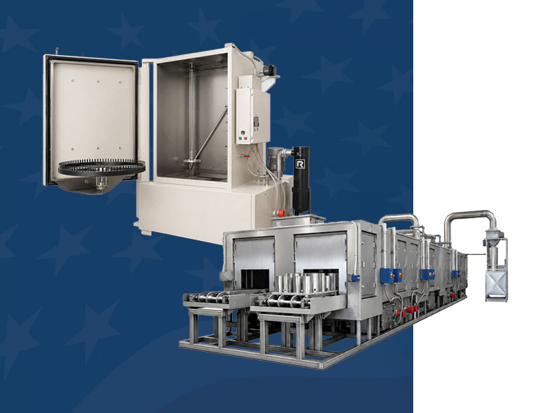 LS Industries industrial washing equipment featuring automated parts washers designed for cleaning, degreasing, rinsing, and drying components in manufacturing and remanufacturing environments.